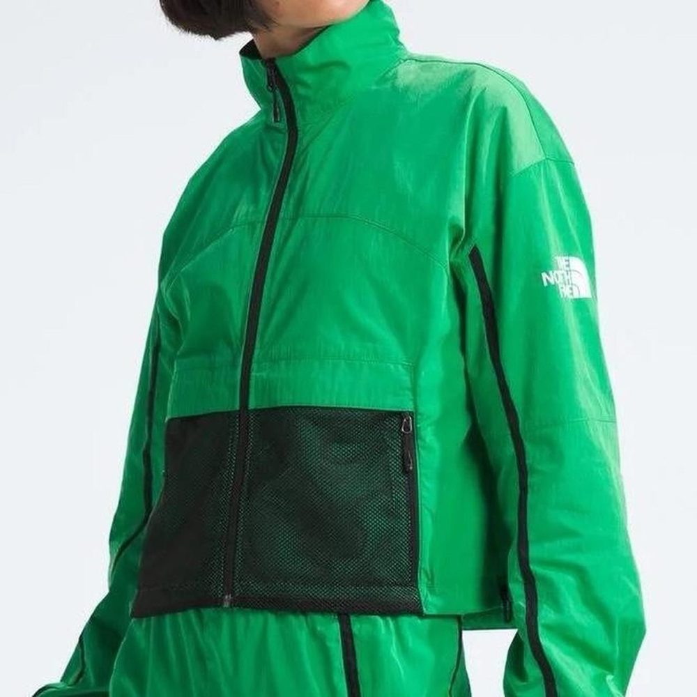 The North Face Kelly green 2000 Mountain Lite Windbreaker Jacket sz L